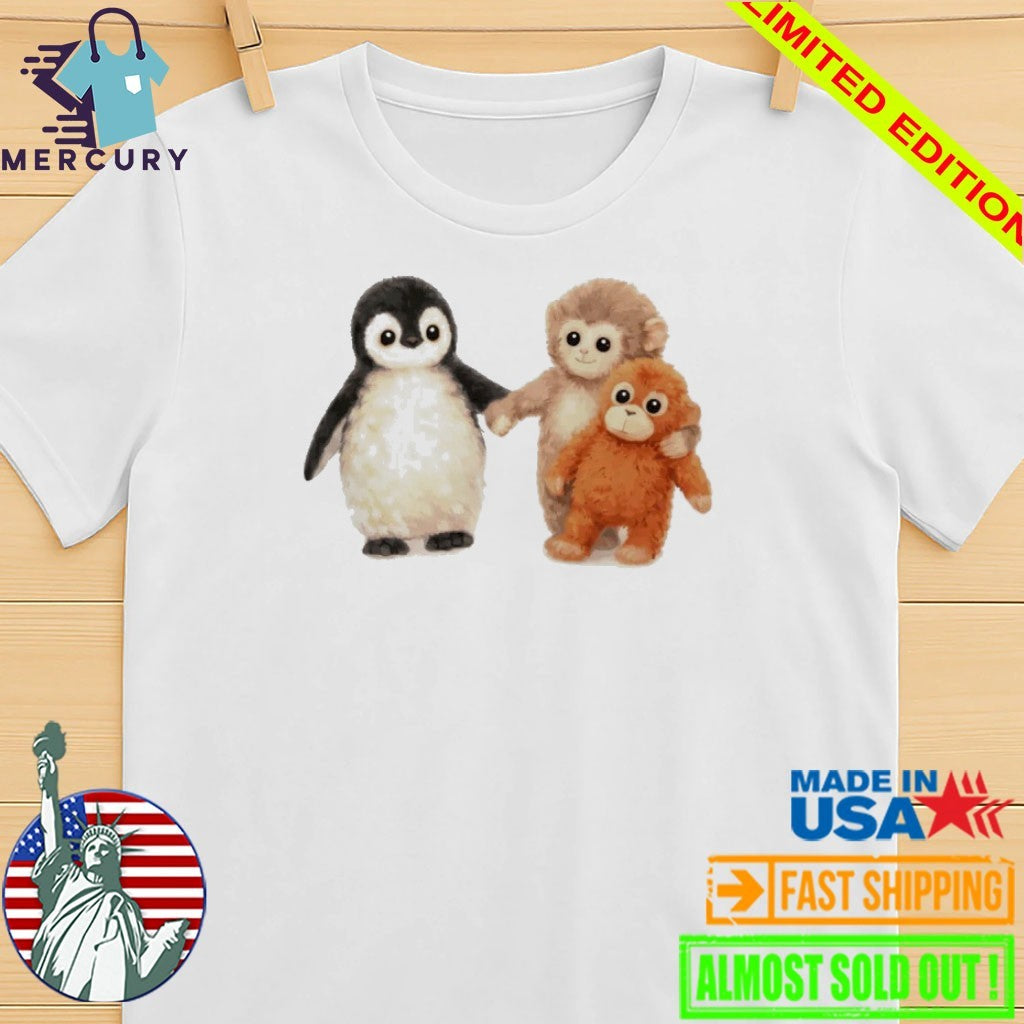Penguin alone but moving and afraid but moving shirt