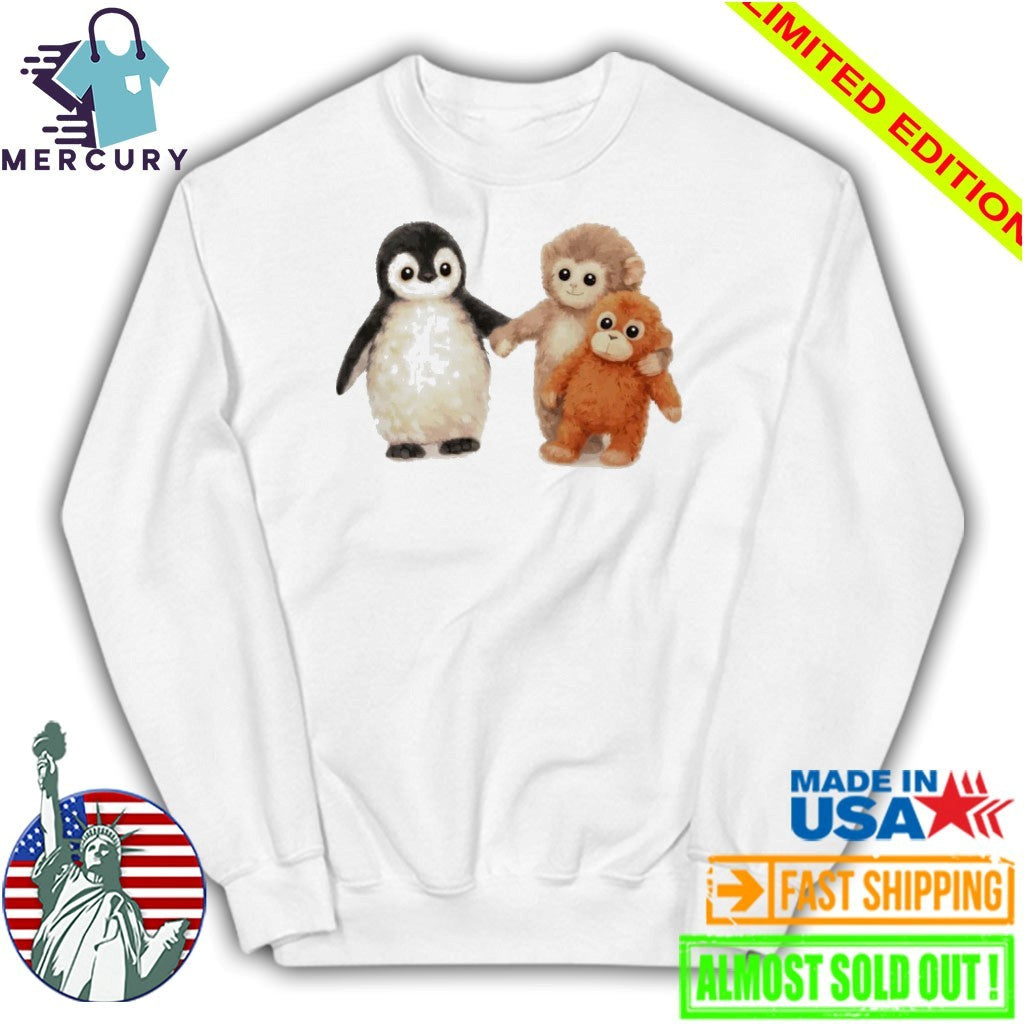 Penguin alone but moving and afraid but moving shirt