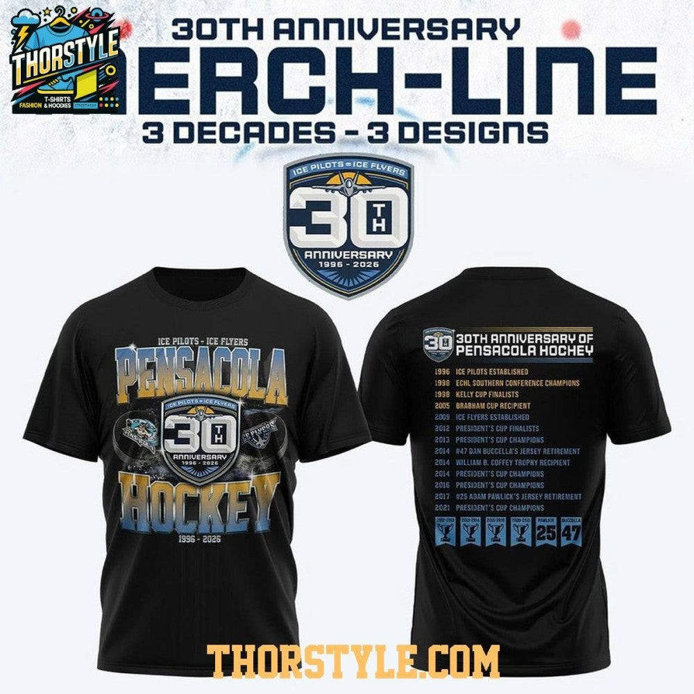Pensacola Ice Flyers 30th Anniversary 1996-2026 Shirt
