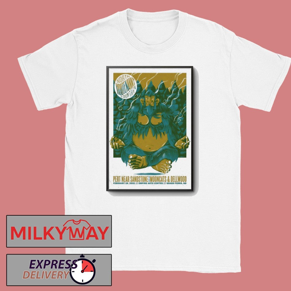 Pert Near Sandstone With MoonCats 2 28 2026 Grand Forks ND Poster shirt