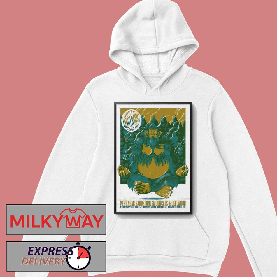 Pert Near Sandstone With MoonCats Feb 28 2026 Grand Forks ND Poster shirt
