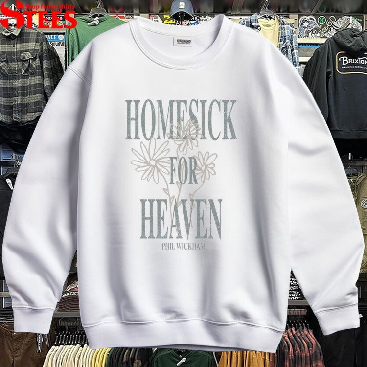 Phil Wickham Homesick For Heaven Heavenward Bloom T-Shirt