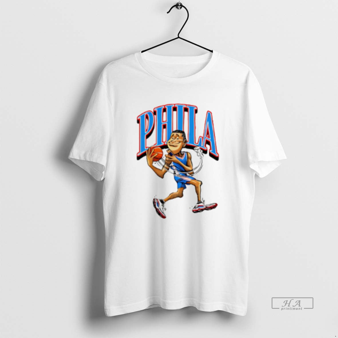 Official Philadelphia 76ers Basketball Player Caricature T-Shirts, Hoodie, Sweatshirt | CoreVibeTees.com