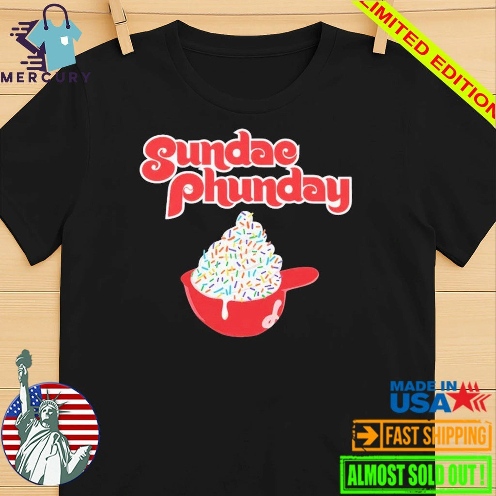 Phillies Sundae Phunday Ice Cream Helmet Shirt