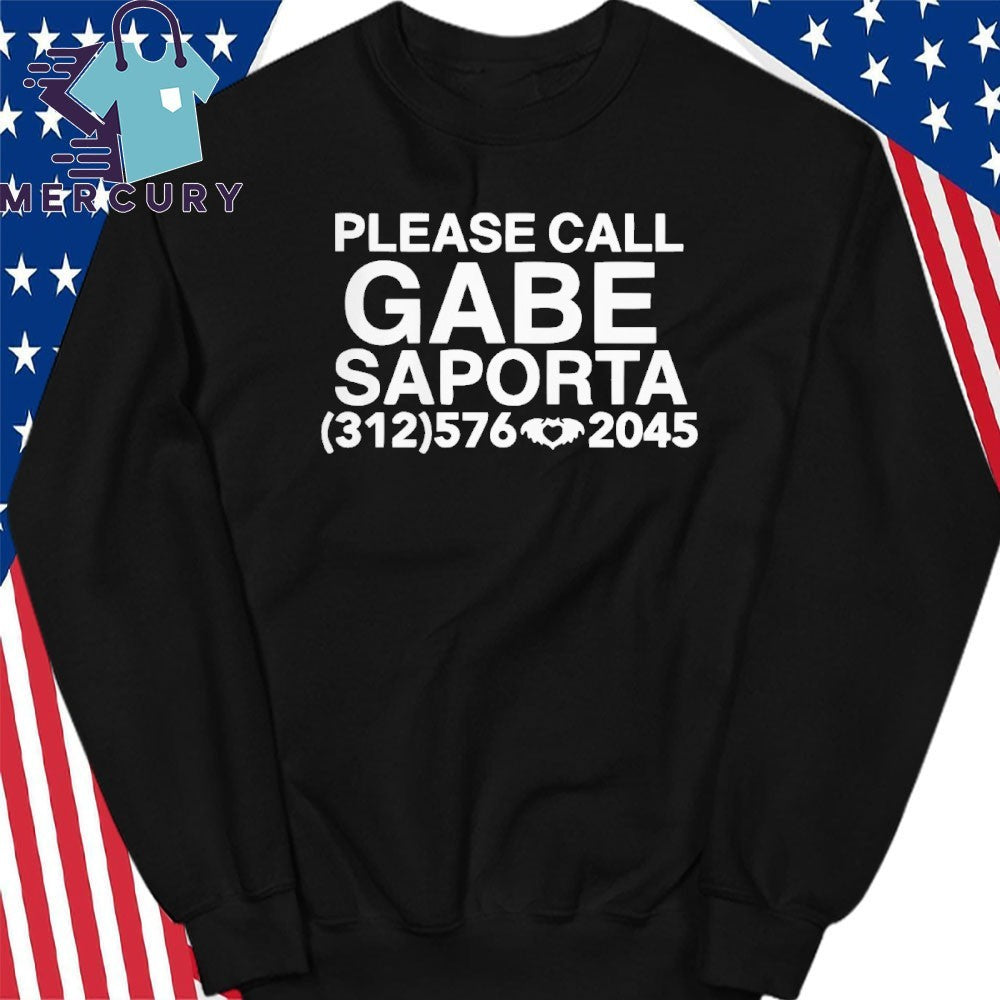 Please Call Gabe Saporta 312576 2045 Shirt