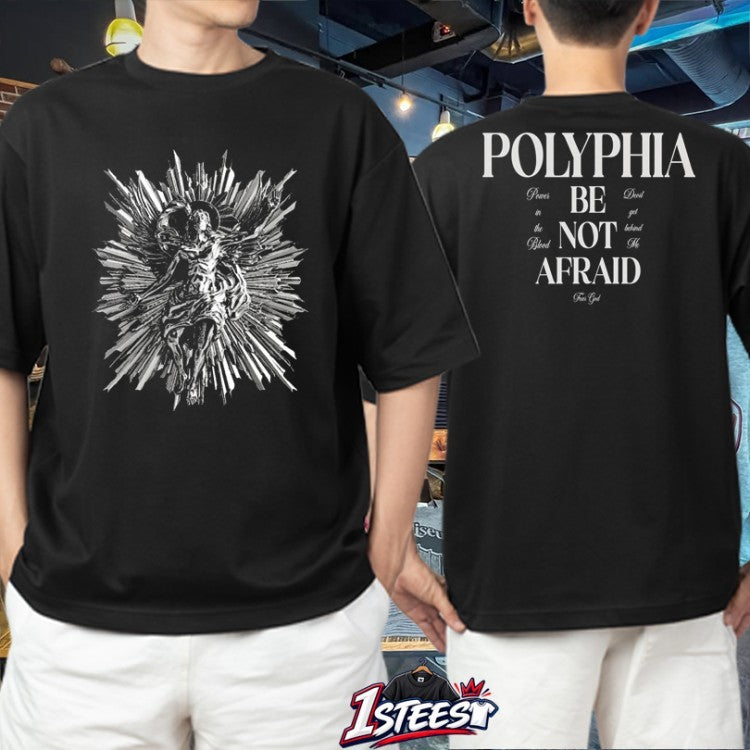 Polyphia Be Not Afraid Fair God Chrome JC T-shirts