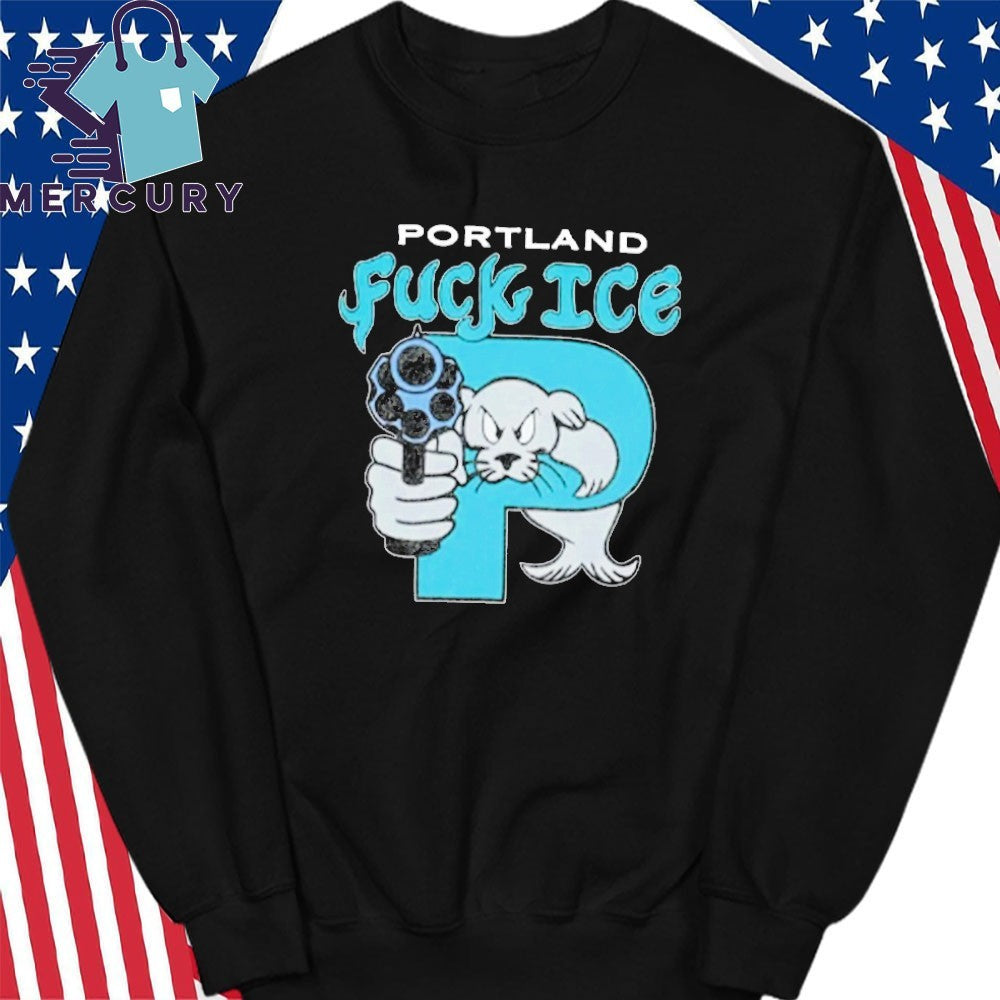 Portland Fuck ICE from Portland to Chicago Shirt