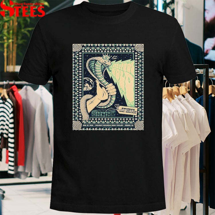 Primus Claypool Gold Walmart AMP in Rogers, AR June 22 2026 T-Shirt
