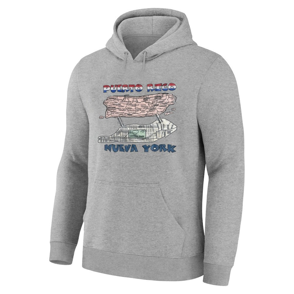 Puerto Rico Nueva York Map Shirt