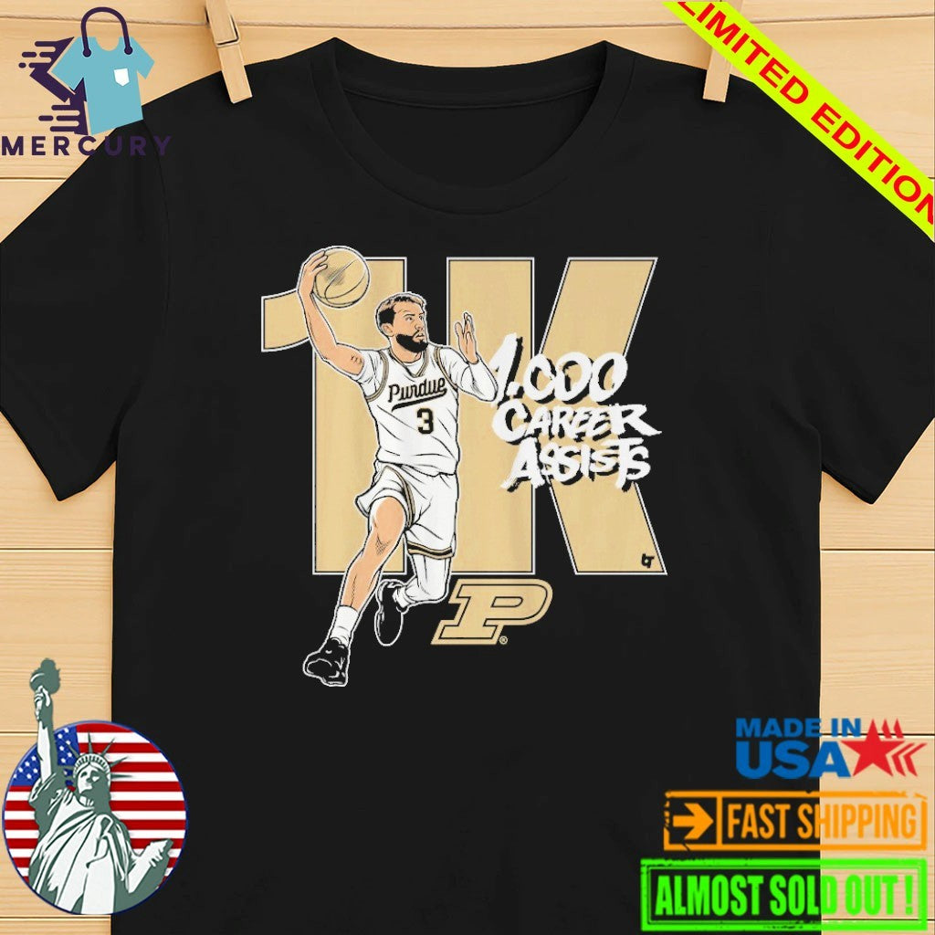 Purdue Boilermakers Braden Smith 1,000 Assists Shirt
