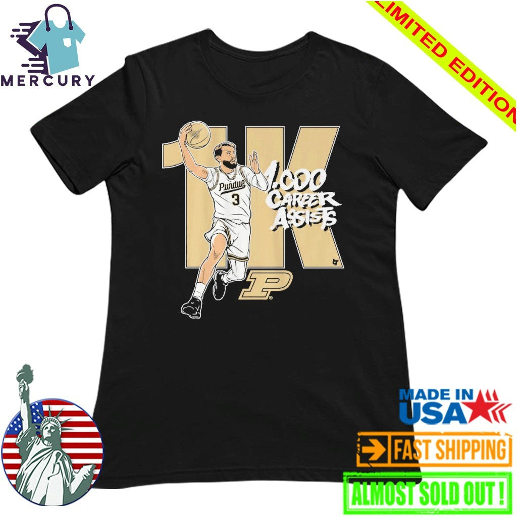 Purdue Boilermakers Braden Smith 1,000 Assists Shirt