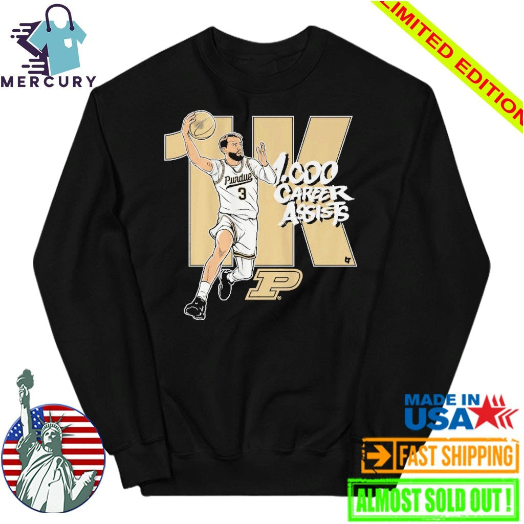 Purdue Boilermakers Braden Smith 1,000 Assists Shirt