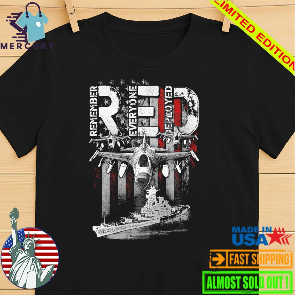 R.E.D. Fury Remember Everyone Deployed Shirt