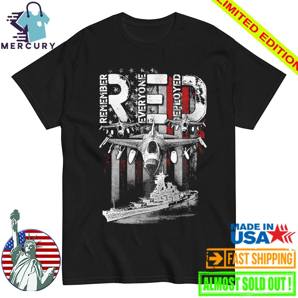 R.E.D. Fury Remember Everyone Deployed Shirt