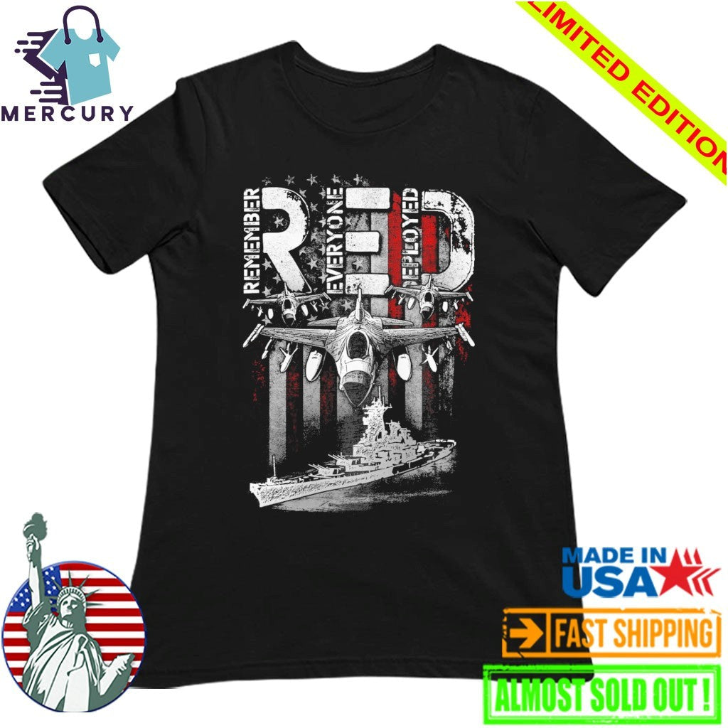 R.E.D. Fury Remember Everyone Deployed Shirt