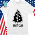 Resistance Rebel Abolish Ice Military Style Antifascist Patch Shirt