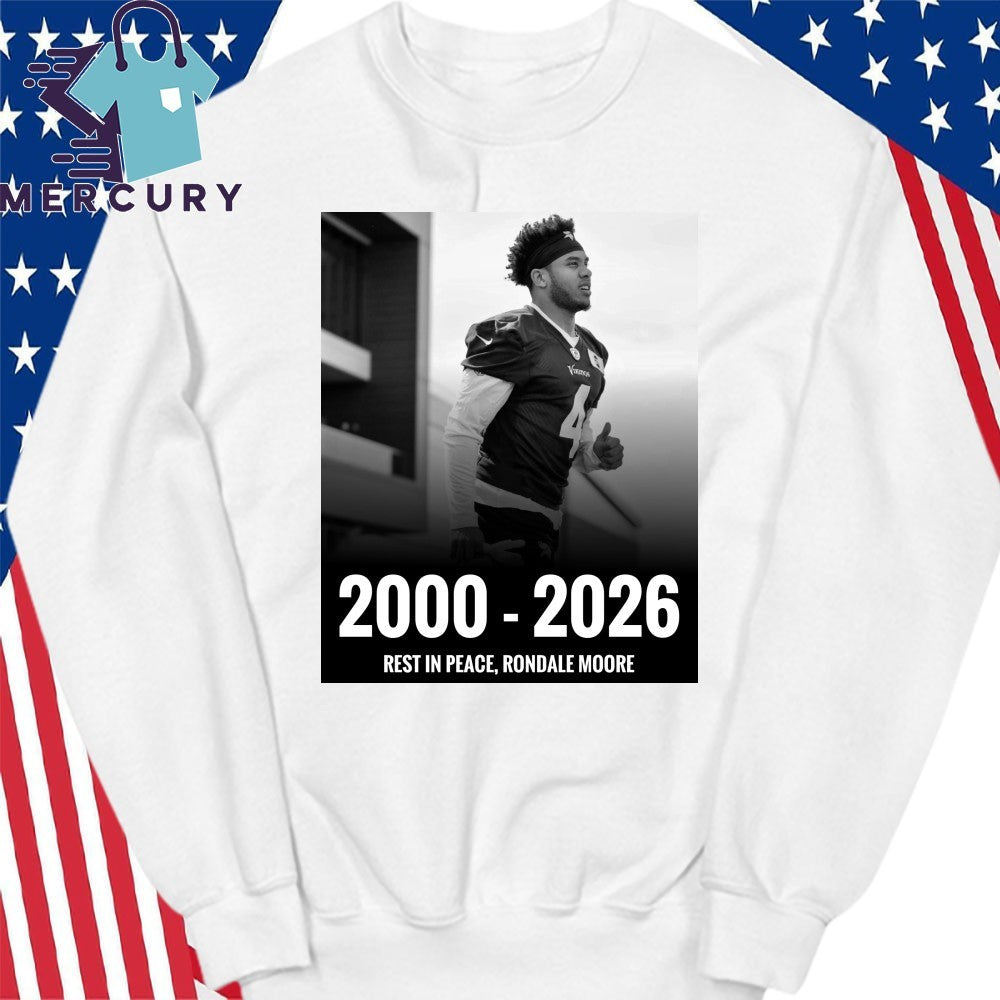 Rest In Peace Rondale Morre Minnesota Vikings 200-2026 Shirt