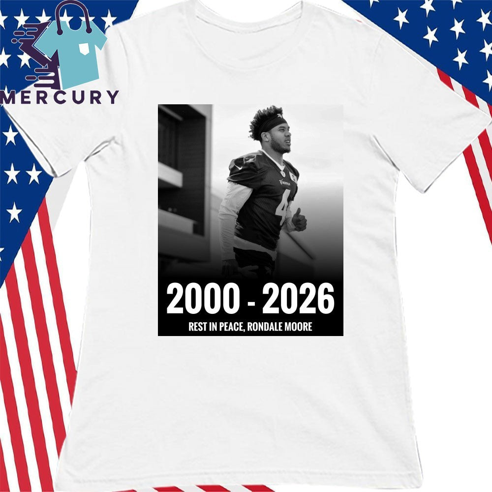 Rest In Peace Rondale Morre Minnesota Vikings 200-2026 Shirt