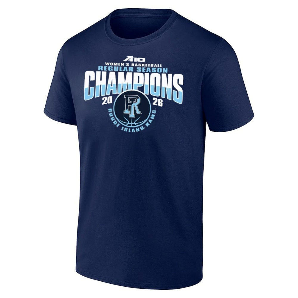Rhode Island Rams 2026 Women’s Basketball A10 Regular Season Champions Shirt