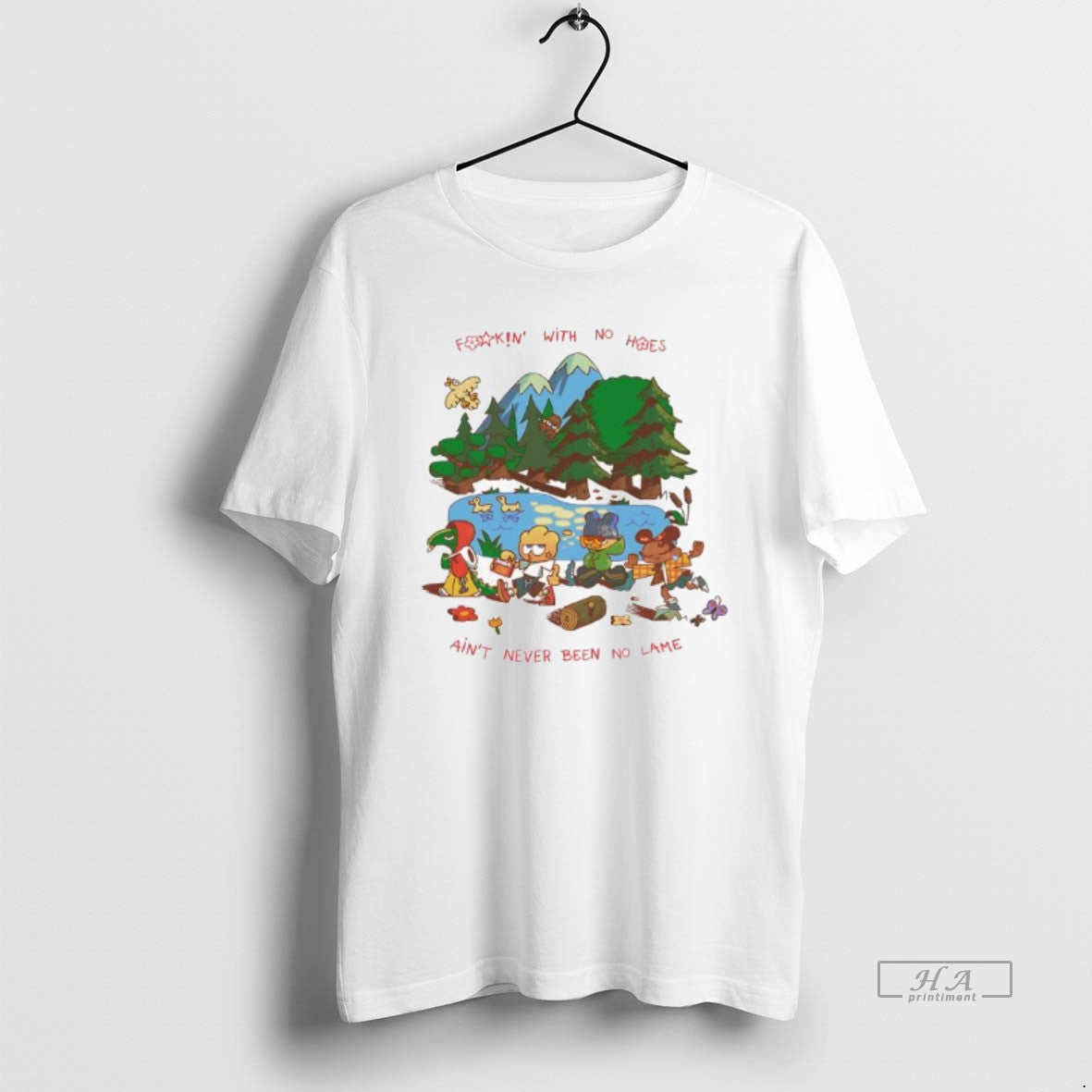 Official Rhymezlikedimez Fookin With No Hoes Aint Never Been No Lame Graphic T-Shirts, Hoodie, Sweatshirt | CoreVibeTees.com