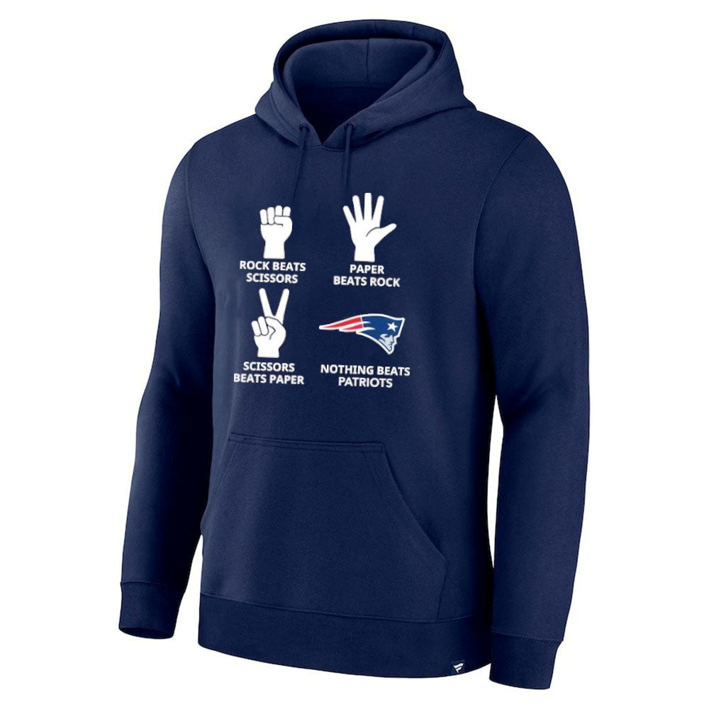 Rock Beats Scissors Paper Beats Rock Nothing Beats Patriots Shirt