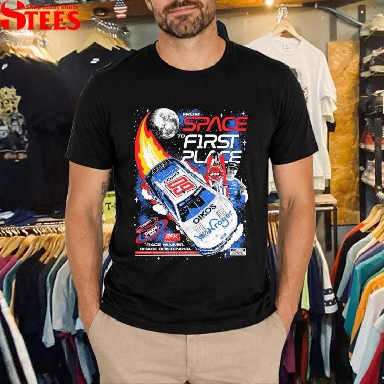 Ryan Preece From Space To First Place Winner Chase Contender Coke Zero Sugar 400 Win T-shirts