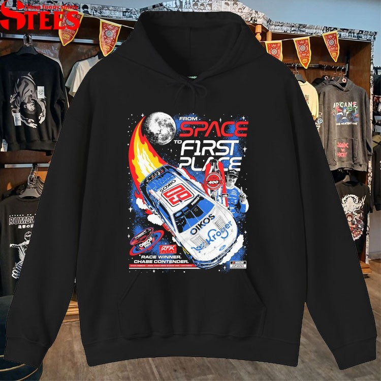 Ryan Preece From Space To First Place Winner Chase Contender Coke Zero Sugar 400 Win T-shirts