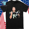 Sam Darnold Middle Finger Cup NFC Champions And Smoking Shirt