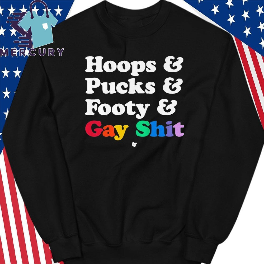 Sarah Spain Hoops & Pucks & Footy & Gay Shit Shirt