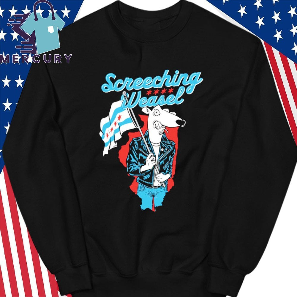 Screeching Weasel Chicago Weasel Shirt