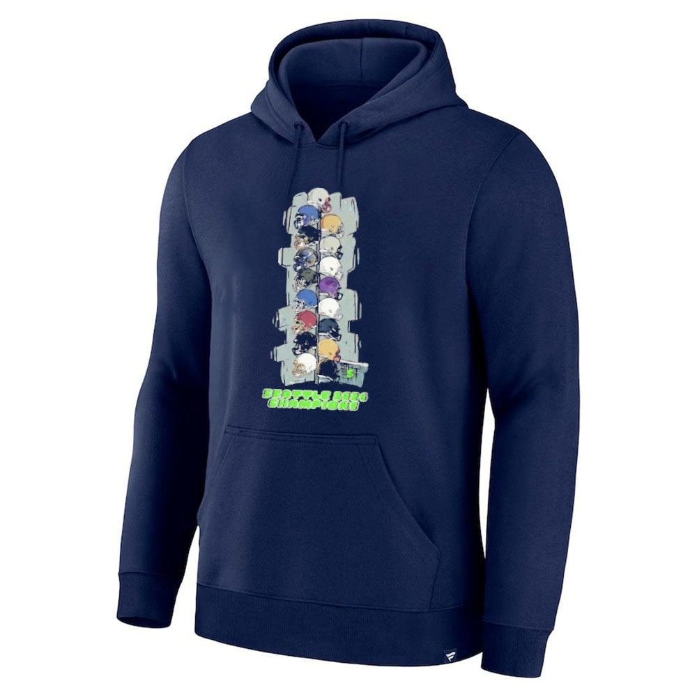 Seattle Football Stacking Helmets Champions Shirt