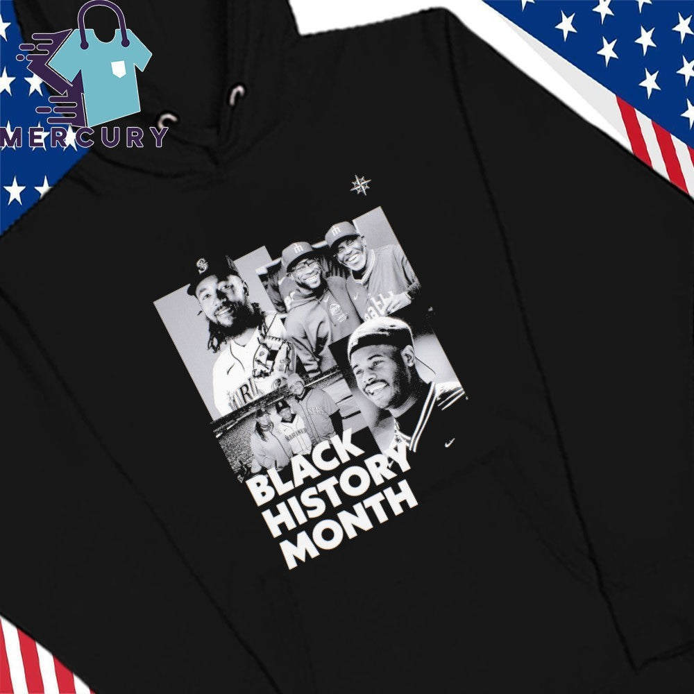 Seattle Mariners Ken Griffey Jr Black History Month Shirt