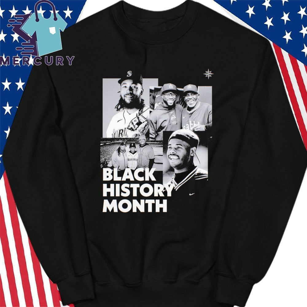 Seattle Mariners Ken Griffey Jr Black History Month Shirt