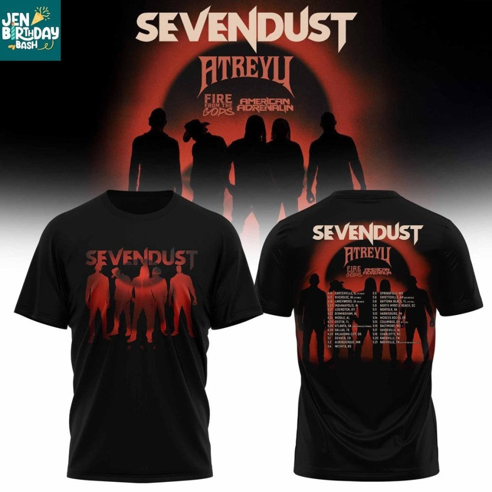 Sevendust & Atreyu 2026 US Headline Tour Shirt