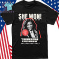 She Won Jasmine Crockett Shirt