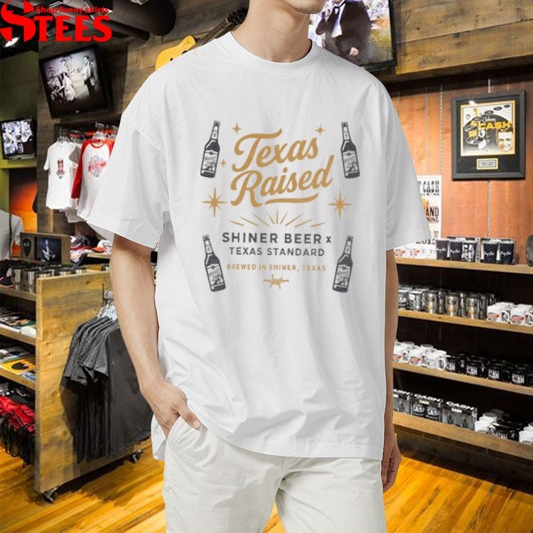 Shiner Beer Texas Raised Texas Standard T-shirts