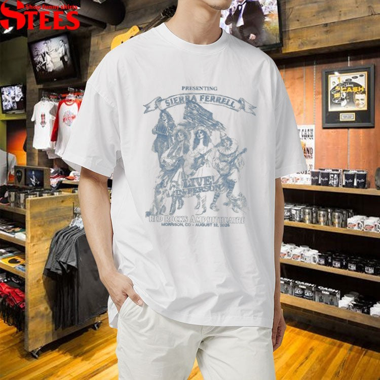 Sierra Ferrell Live In Person Red Rocks Morrison Co August 12 2026 T-shirts