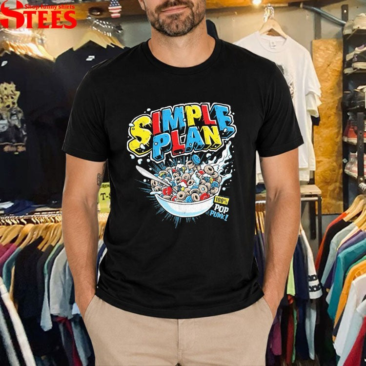 Simple Plan Cereal 100% Pop Punk T-shirts