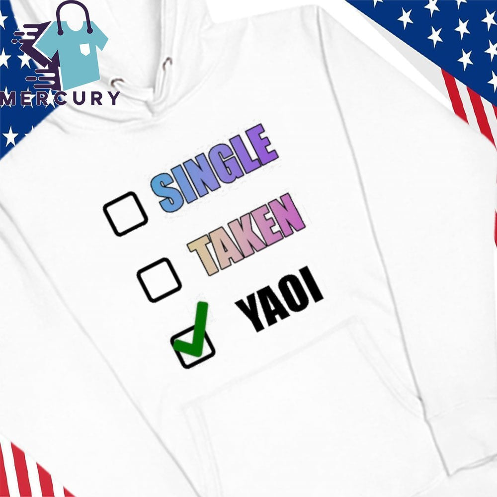 Single Taken Yaoi Check Shirt