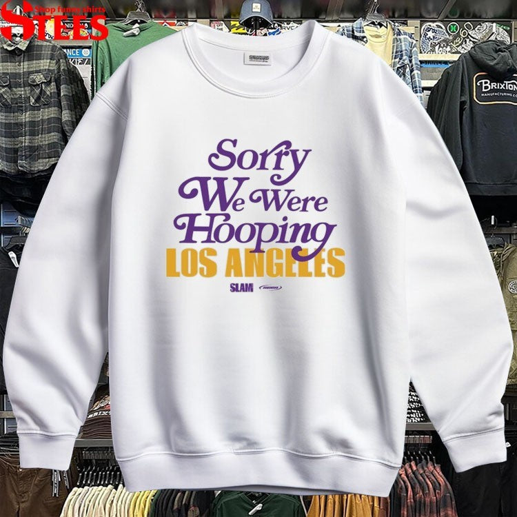 Slam X Seen Sorry We Were Hooping Los Angeles T-shirts