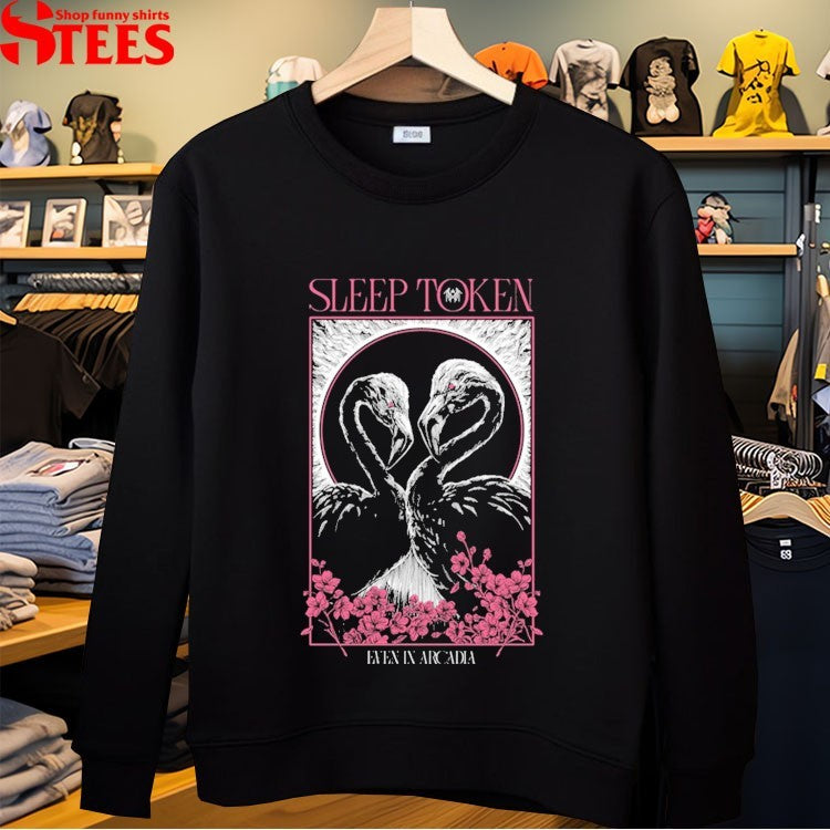 Sleep Token Even In Arcadia Pop Up Dueling Flamingo T-Shirt