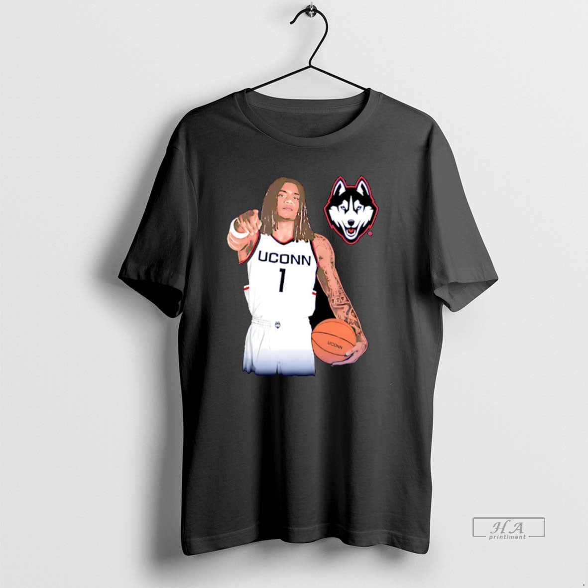 Official Solo Ball Uconn Huskies Portrait Christmas T-Shirts, Hoodie, Sweatshirt | CoreVibeTees.com
