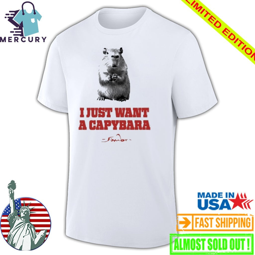 Sombr I Just Want A Capybara Shirt