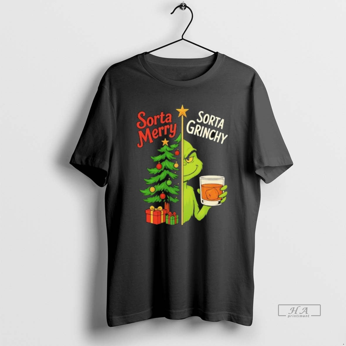 Official Sorta Merry Sorta Grinchy Christmas T-Shirts, Hoodie, Sweatshirt | CoreVibeTees.com