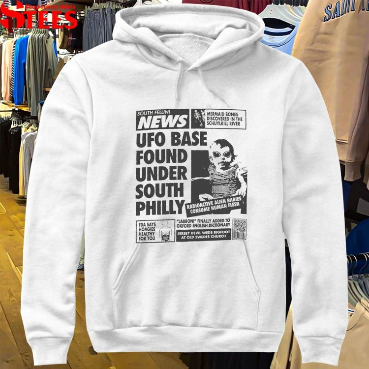 South Fellini World News UFO Base Found Under South Philly T-shirts