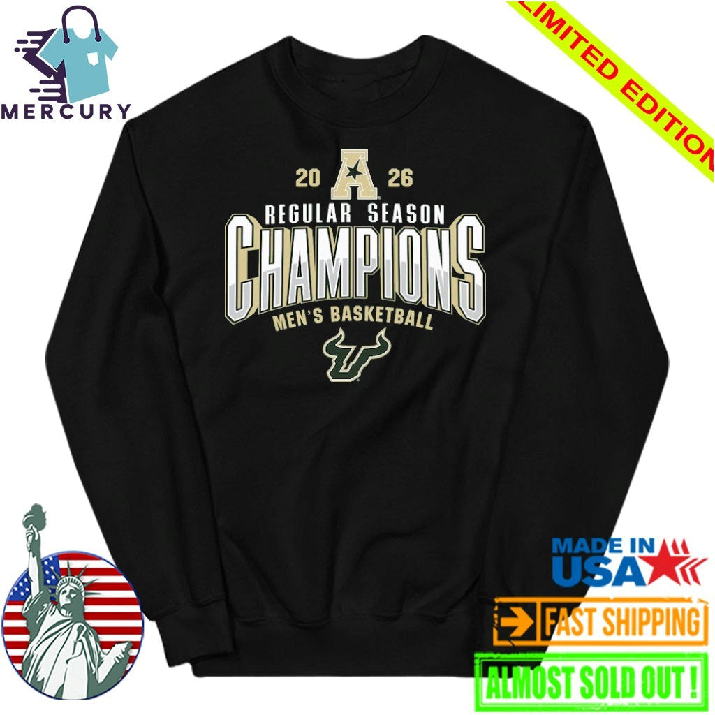 South Florida Bulls 2026 AAC Men’s Basketball Regular Season Champions Shirt