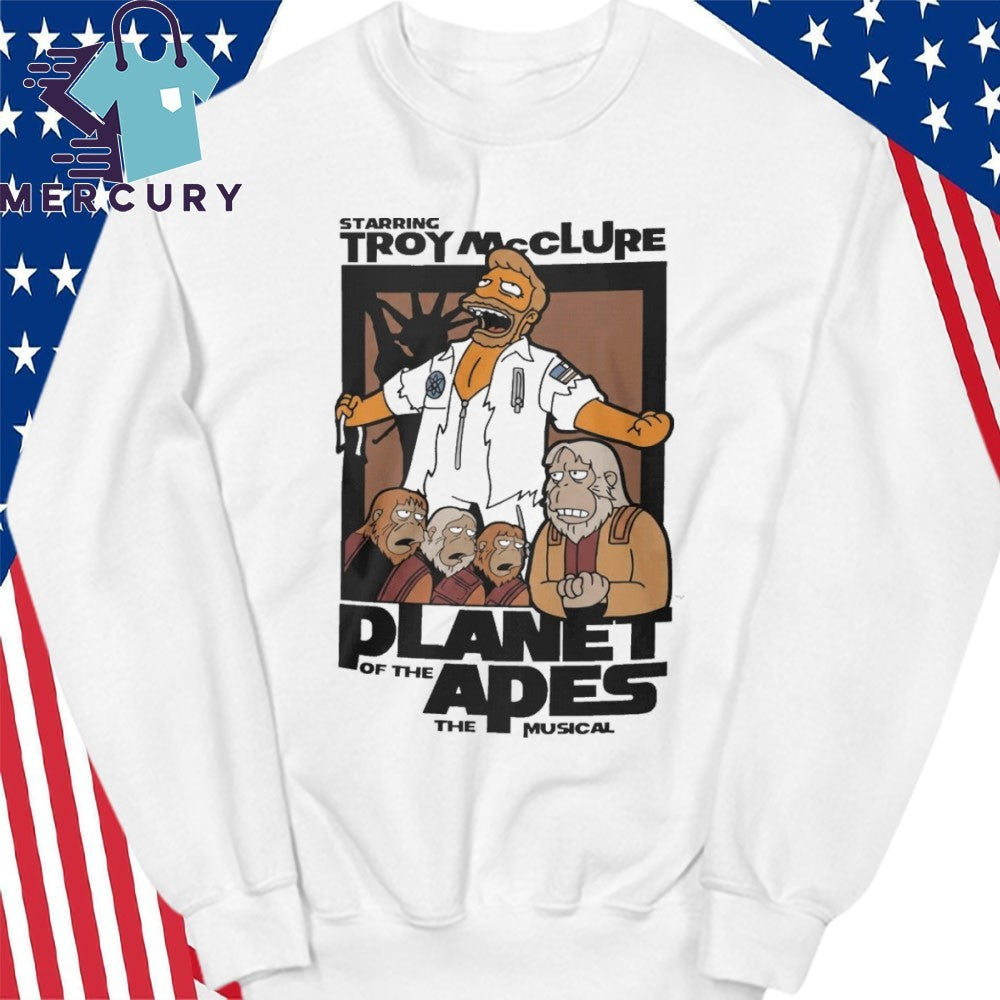 Starring Troy Mcclure Planet Of The Apes The Musical Shirt