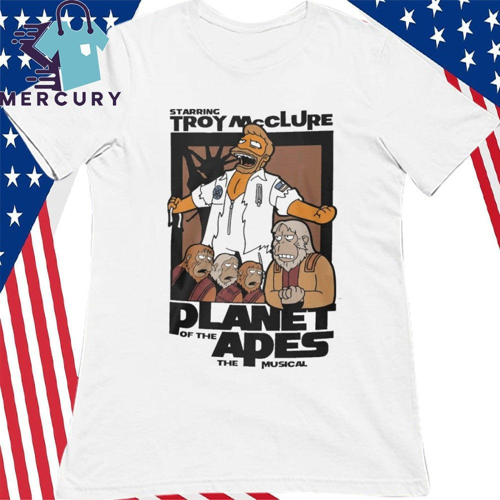 Starring Troy Mcclure Planet Of The Apes The Musical Shirt