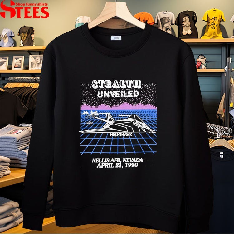 Stealth Unveiled Nighthawk Nellis AFB Nevada 1990 T-shirts