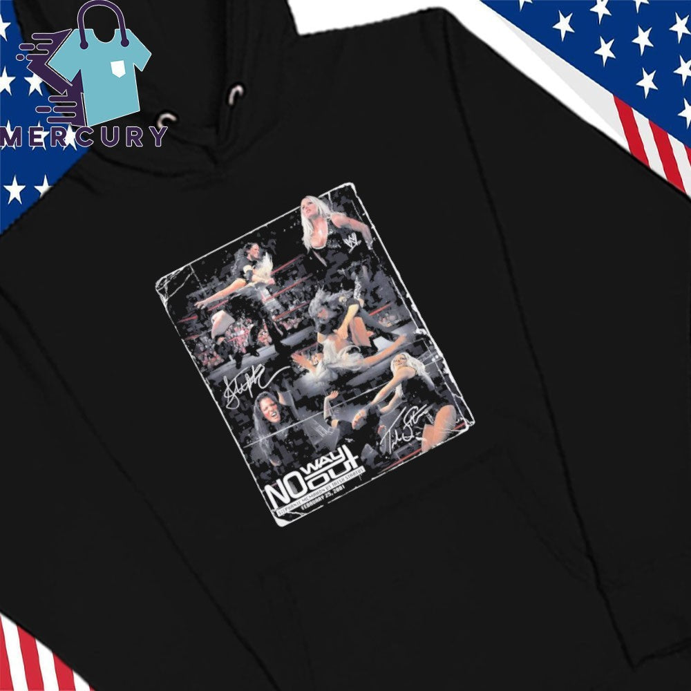 Stephanie McMahon vs Trish Stratus No Way Out 25th Anniversary Shirt